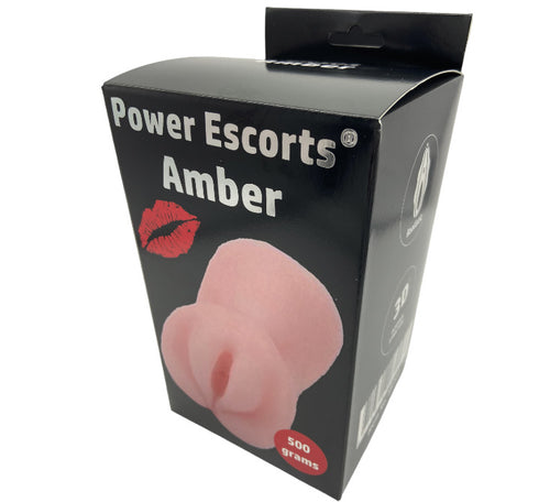 Power Escorts - BR303 - Amber Heavy Pussy Masturbator - 500 Grams