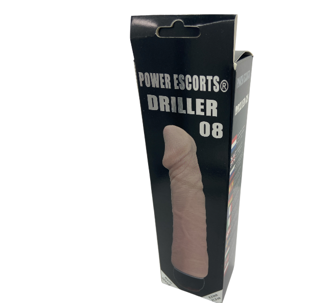 Power Escorts - BR33 Flesh - Driller 08 Realistic Vibrator