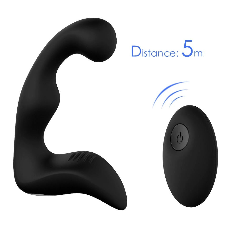 Power Escorts - BR177 - Rechargeable Prostate Stimulator with Remote Control NO COLOUR BOXM, FOIL BAG PACKING