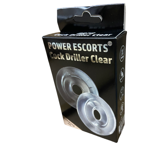Power Escorts - BR78 - Cock Driller Cockring 2-Pack -Thick Penisrings