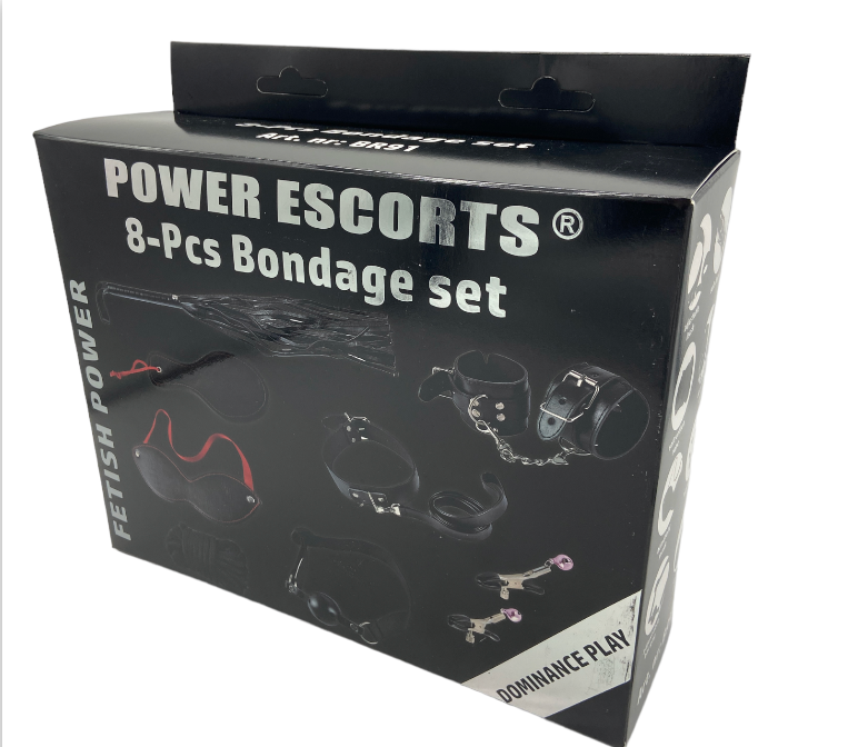 Power Escorts - BR91 - Fetish Power - 8-Pcs Bondage Set