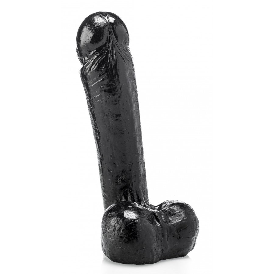 XXLTOYS - Maas - Large Dildo - Insertable length 25 X 6.5 cm - Black - Made in Europe