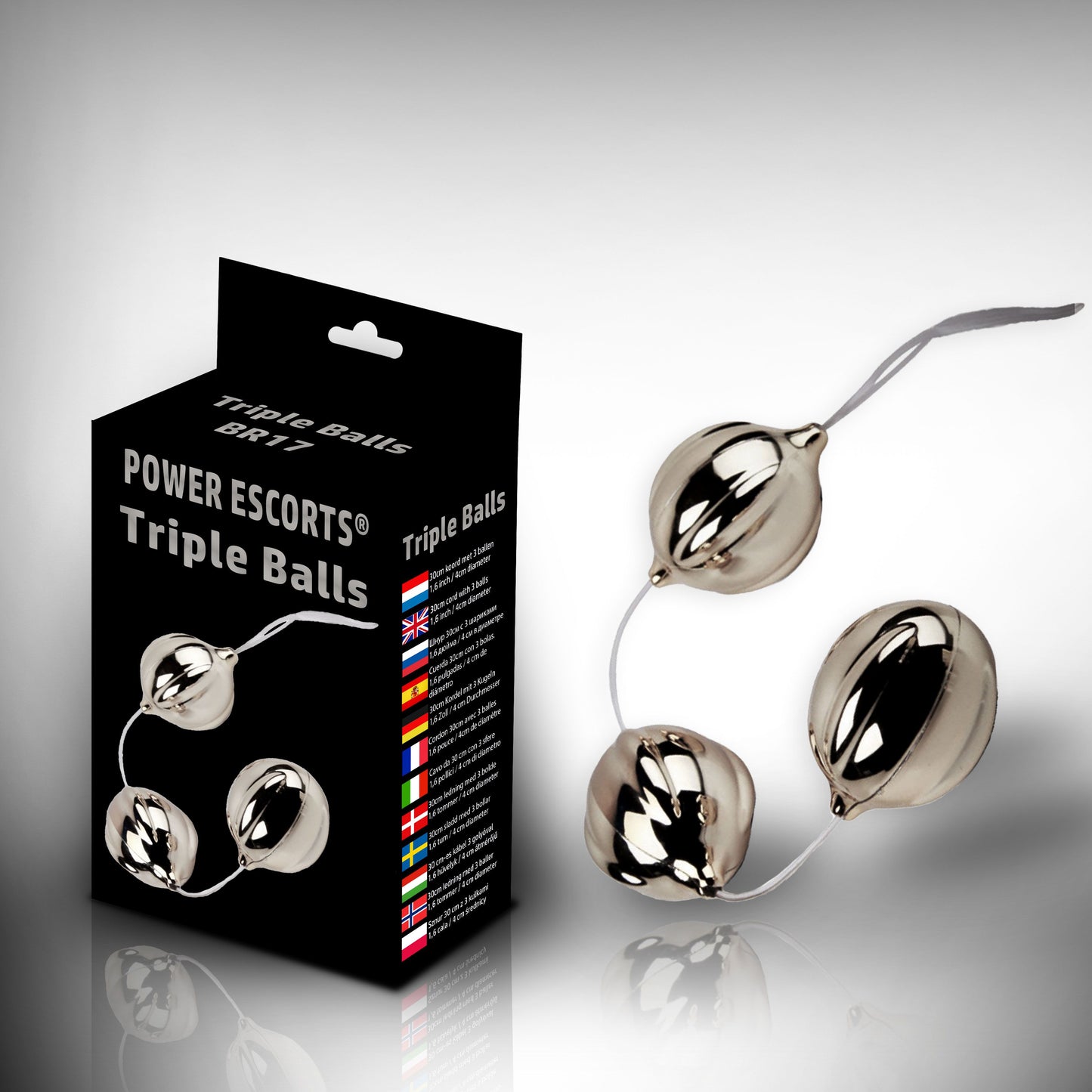 Power Escorts - BR17 - Triple Balls - Heavy Big Size Benwa Balls