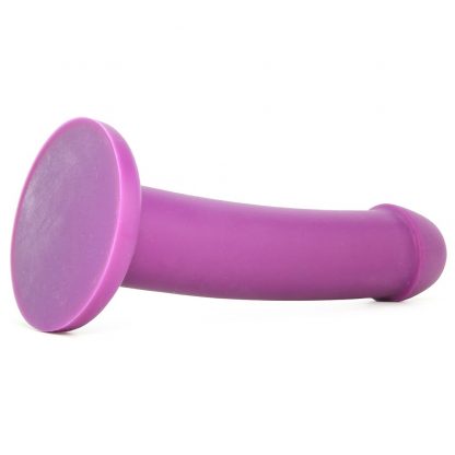 Doc Johnson Dual Density Platinum  Dildo - The True Touch - Purple - Truskyn Silicone - 7,5 inch insertable