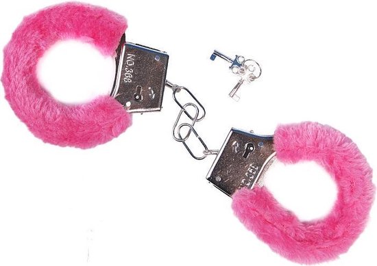 Power Escorts - BR206 Pink Furry Hand cuffs