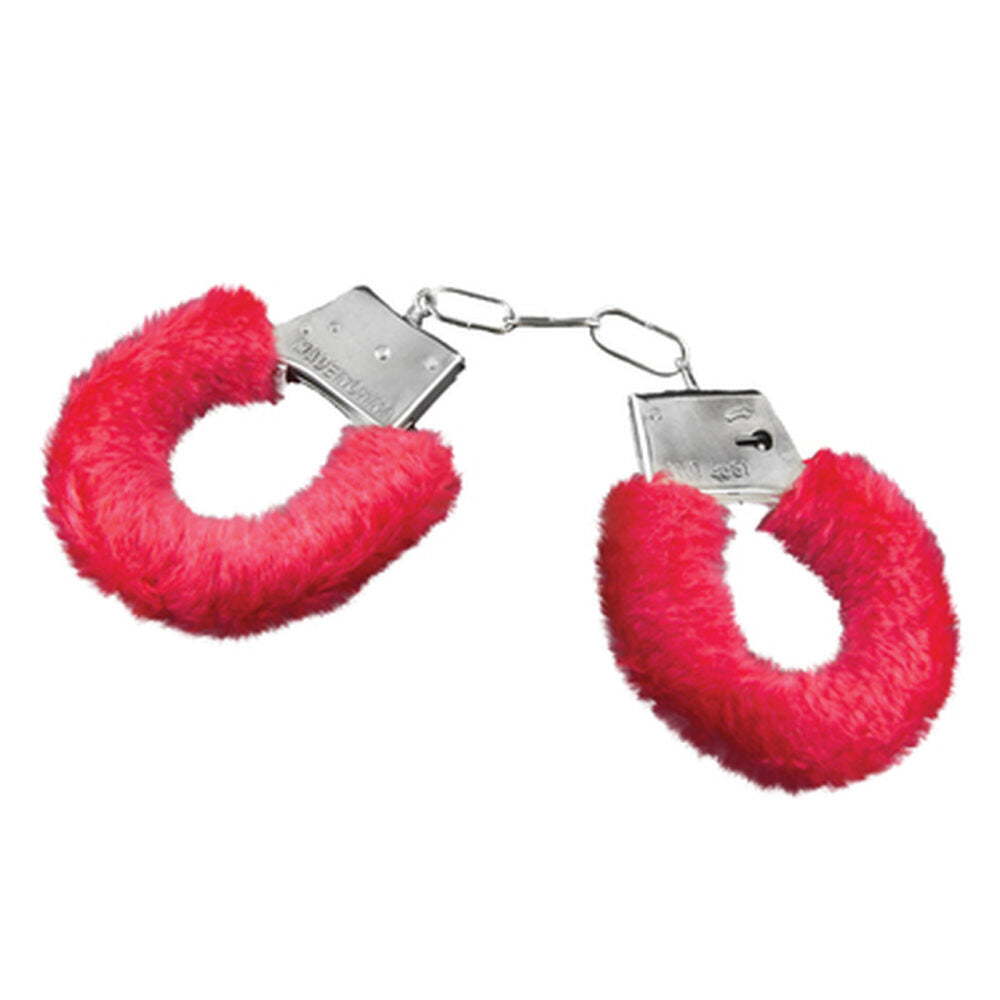 Power Escorts - BR206 Red Furry Hand cuffs