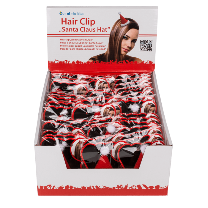 Timmy Toys - B025 - Hairclip Santa - 8cm - 1 Piece