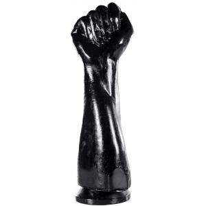 XXLTOYS - Close Fisty - Fist - Mega Buttplug - Anal Plug for Men - insertable length 25 X 9 cm - Black - Made in Europe