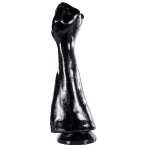 XXLTOYS - Close Fisty - Fist - Mega Buttplug - Anal Plug for Men - insertable length 25 X 9 cm - Black - Made in Europe