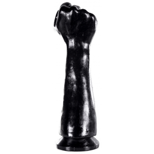XXLTOYS - Close Fisty - Fist - Mega Buttplug - Anal Plug for Men - insertable length 25 X 9 cm - Black - Made in Europe