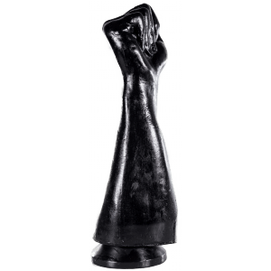 XXLTOYS - Close Fisty - Fist - Mega Buttplug - Anal Plug for Men - insertable length 25 X 9 cm - Black - Made in Europe
