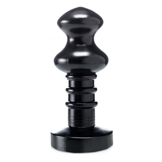 XXLTOYS - Megatop - XXL Plug - Insertable length 18 X 7.7 cm - Black - Made in Europe