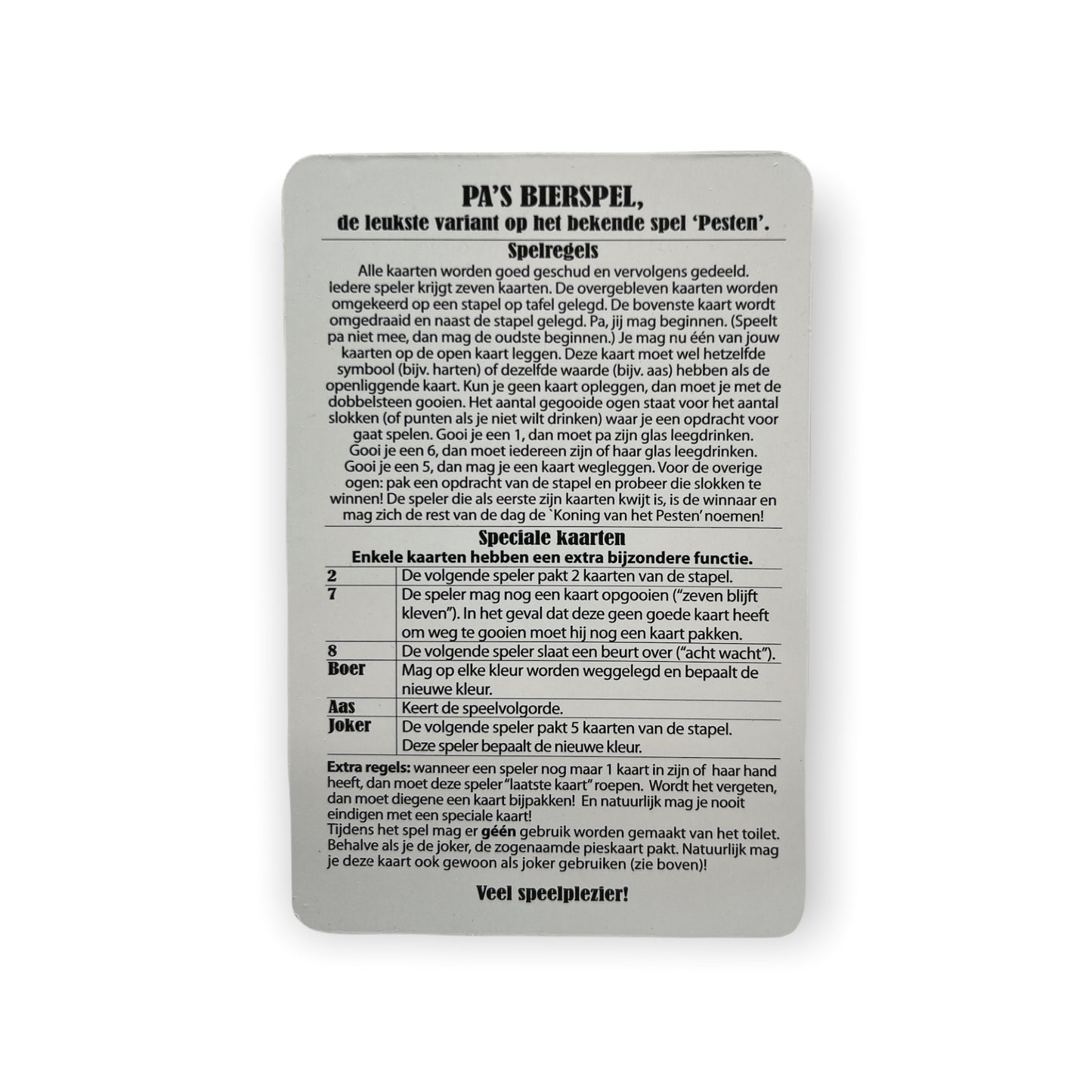 Timmy Toys - Bier Spel - Dutch Text - Pa's Bierspel