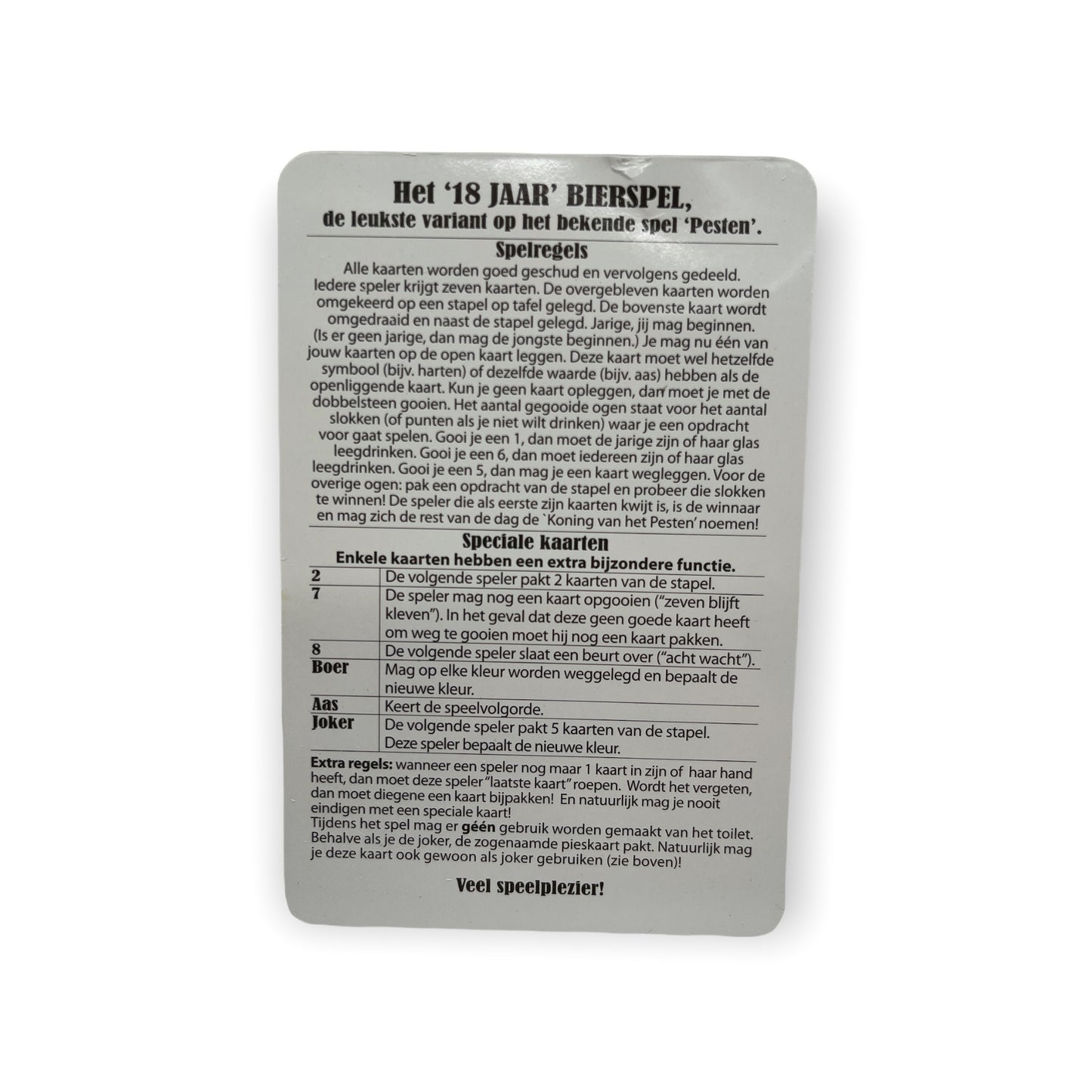 Timmy Toys - Bier Spel - Dutch Text - 18 Jaar