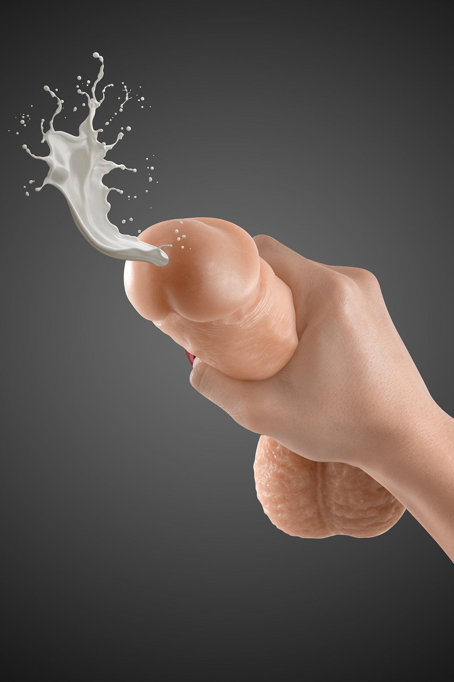 Real Body Cum Kane - 21.5 CM Realistic Ejaculating Suction Cup Dildo - Dia 3,8 Cm