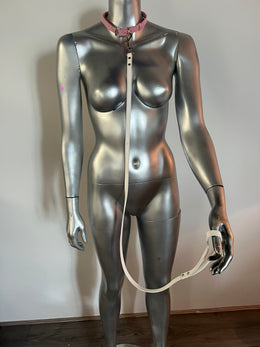 Luxury Leash White - BDSM - Heavy Quality ( no Collar only Leash )
