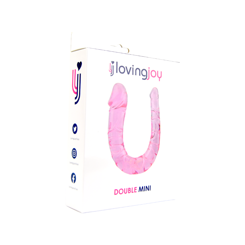 Double Dildo Jelly Pink - 28 CM - N11951