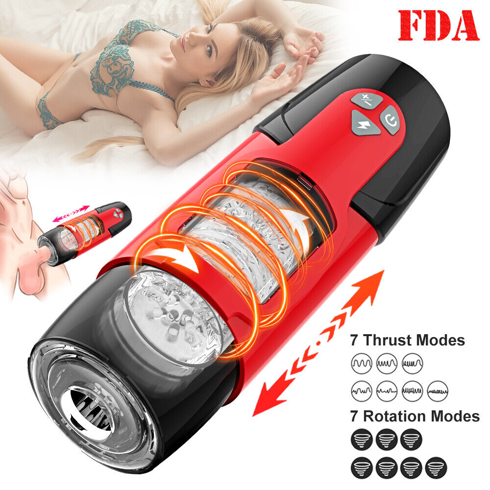 Lovesecret Premium LS05 - Masturbator Pro – App-Controlled Mega Rotating - Up Down - Vibrating Cup