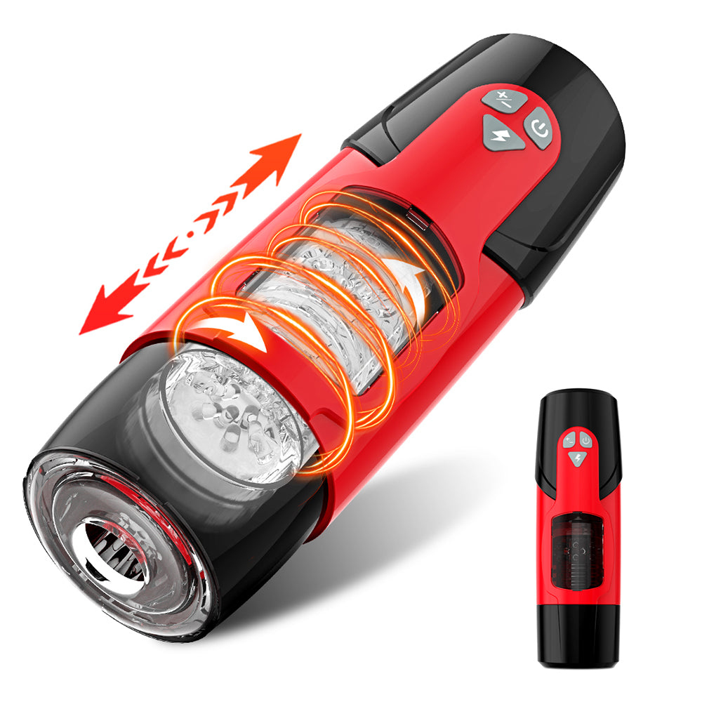 Lovesecret Premium LS05 - Masturbator Pro – App-Controlled Mega Rotating - Up Down - Vibrating Cup
