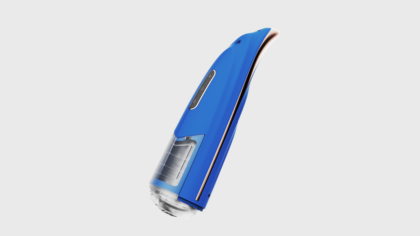 Lovesecret Premium - LS06 - Masturbator Pro 2 Blue - Mega Size Up/Down / Rotating - Rechargeable -