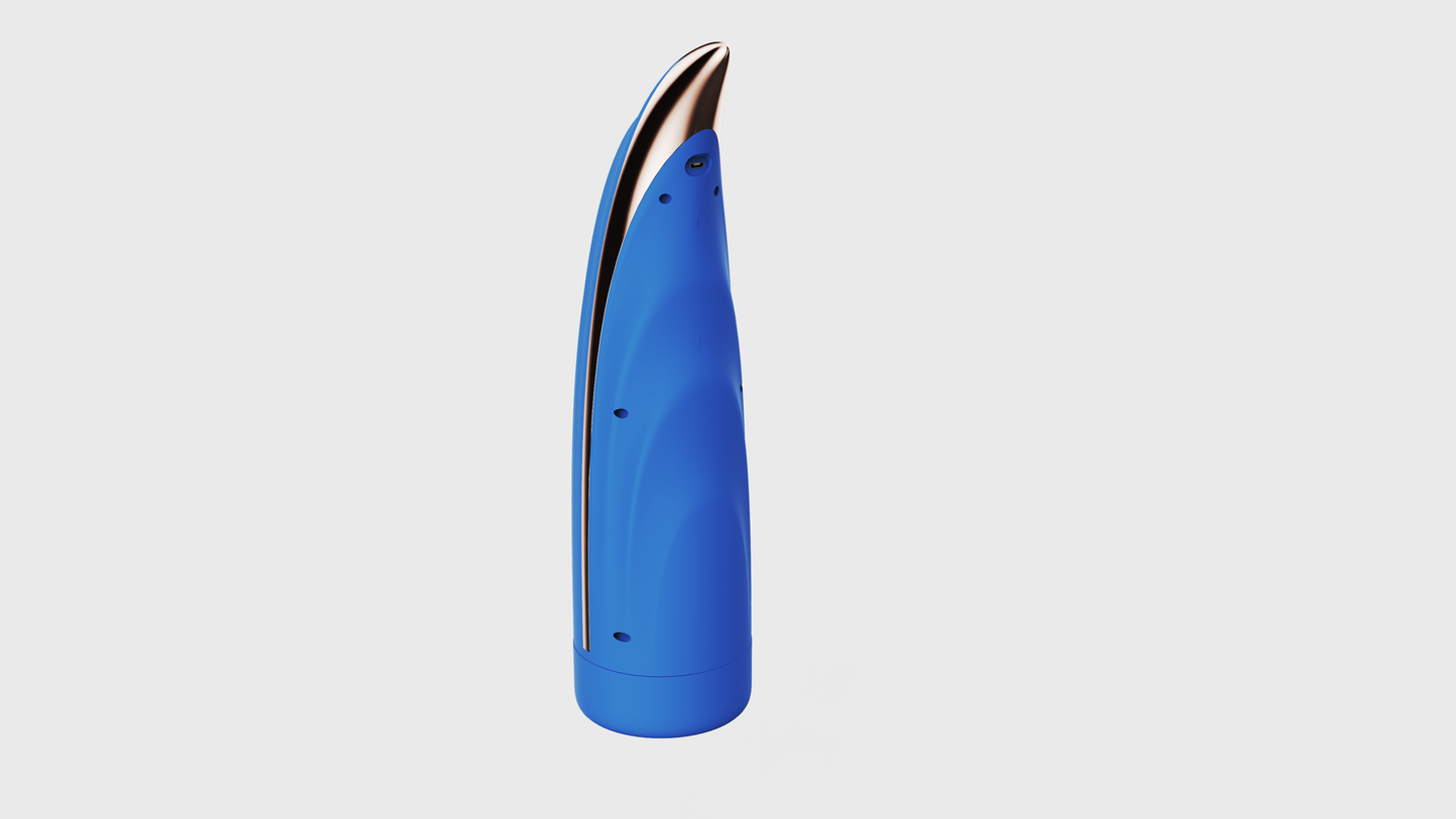 Lovesecret Premium - LS06 - Masturbator Pro 2 Blue - Mega Size Up/Down / Rotating - Rechargeable -