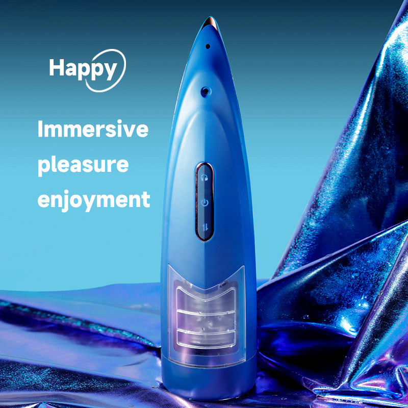 Lovesecret Premium - LS06 - Masturbator Pro 2 Blue - Mega Size Up/Down / Rotating - Rechargeable -