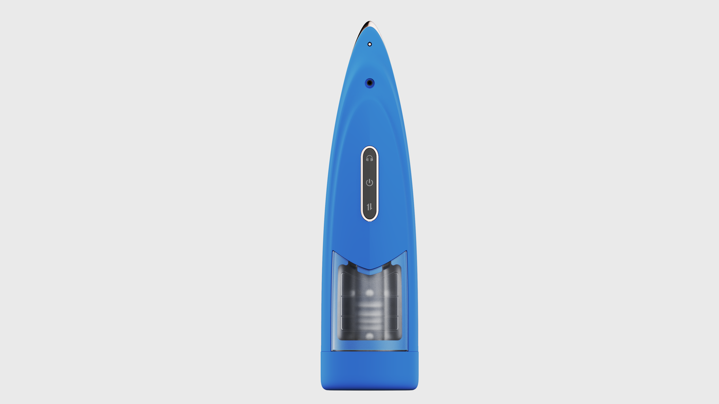 Lovesecret Premium - LS06 - Masturbator Pro 2 Blue - Mega Size Up/Down / Rotating - Rechargeable -