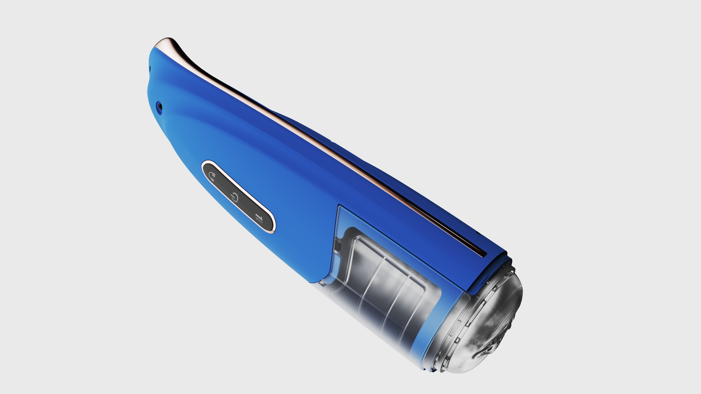 Lovesecret Premium - LS06 - Masturbator Pro 2 Blue - Mega Size Up/Down / Rotating - Rechargeable -