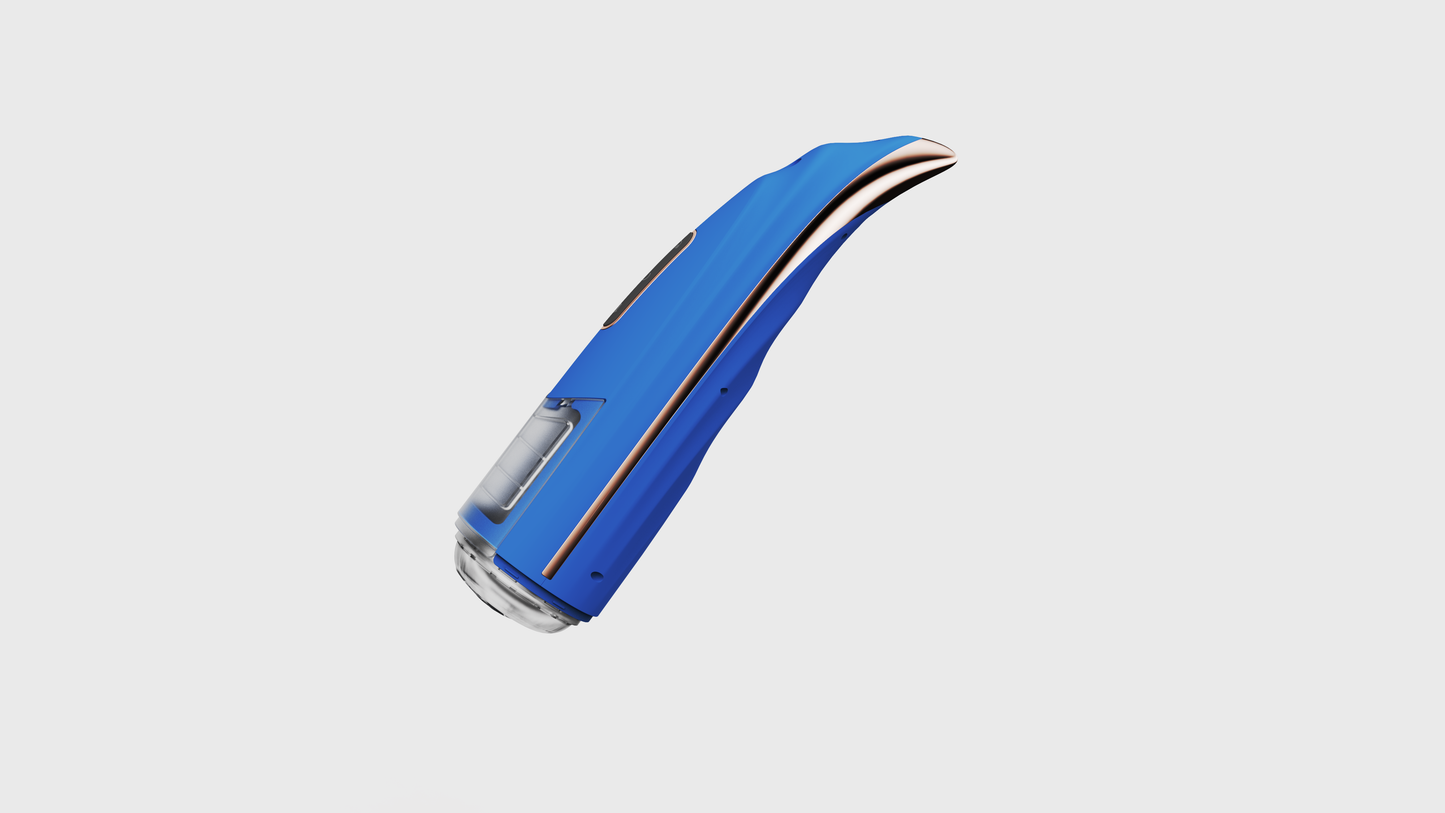 Lovesecret Premium - LS06 - Masturbator Pro 2 Blue - Mega Size Up/Down / Rotating - Rechargeable -