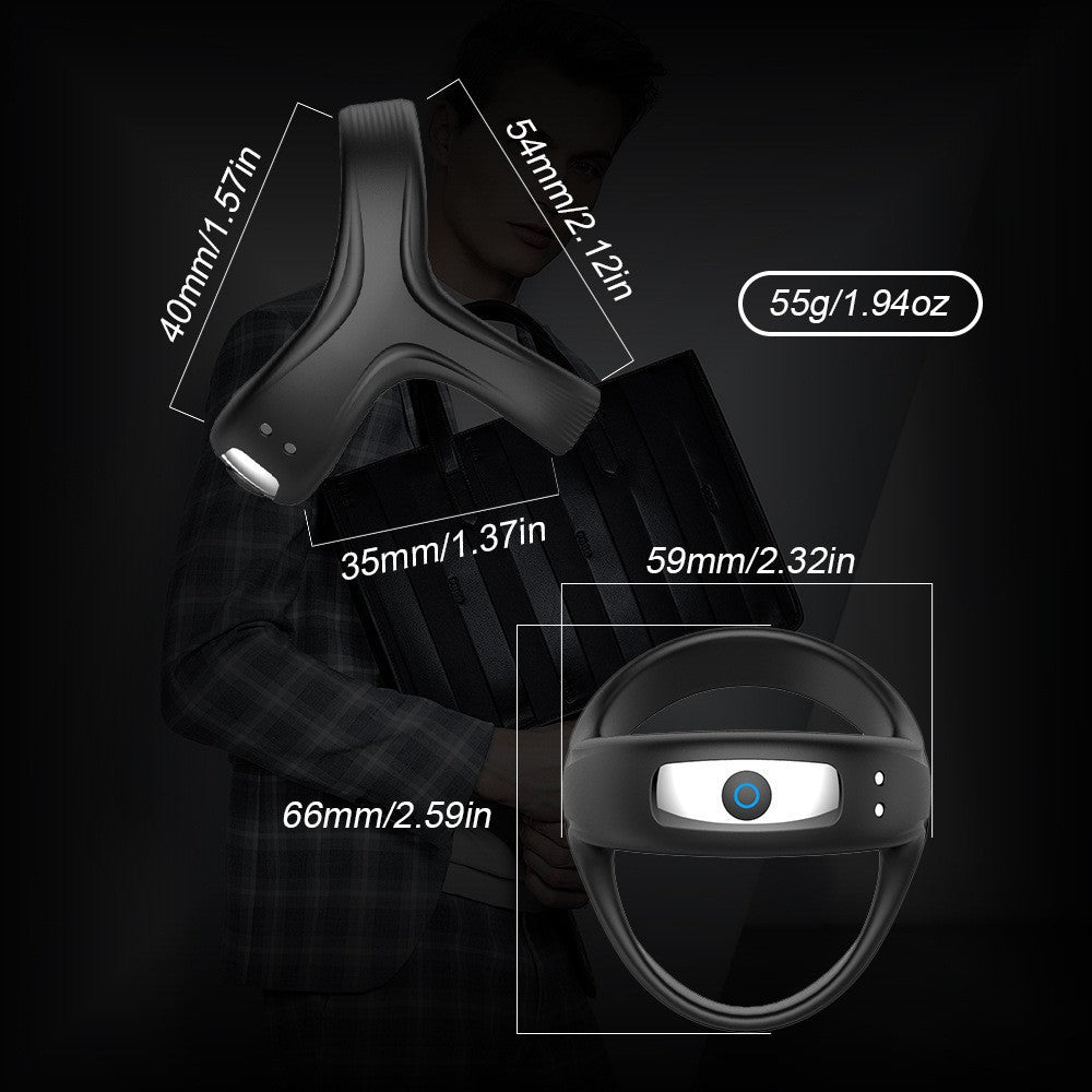 Lovesecret Premium – LS07 – Vibrating Cockring 3-in-1 – Rechargeable & Waterproof