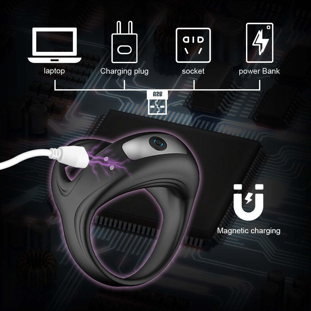 Lovesecret Premium – LS07 – Vibrating Cockring 3-in-1 – Rechargeable & Waterproof