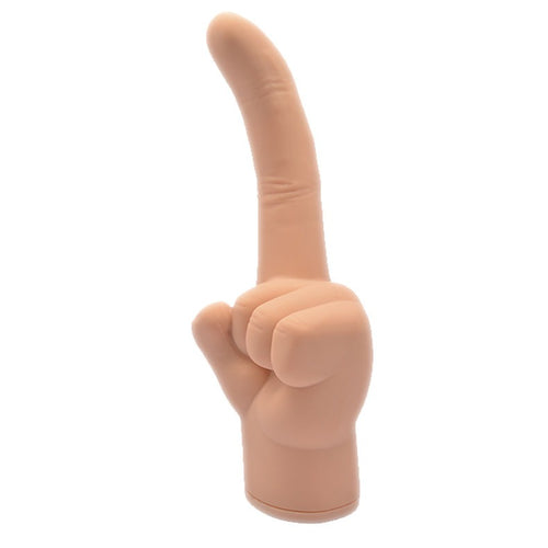 Peachbud - 13051 - Magic finger - G spot vibrator - Rechargeable - 23 cm - 3 speed – 10 vibes – Colour : flesh - Big size 23 cm x 8 x 7 cm - weight 335 grams - Finger Vibrator - Colour box