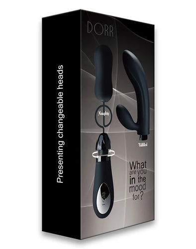 DORR - Mystic Double Pleasure - G-Spot Vibrator & Strong Vibrating Egg – Black