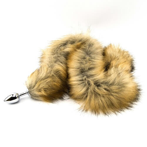 Extra Long Brown Fox Tail Butt Plug- 78 CM - N10424