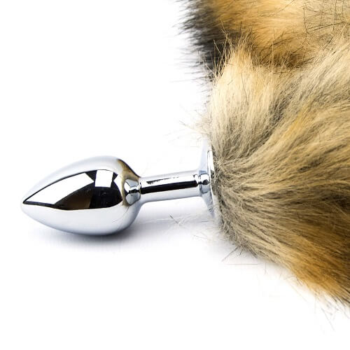 Extra Long Brown Fox Tail Butt Plug- 78 CM - N10424