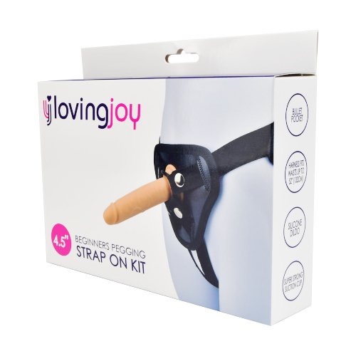 Loving Joy - Silicone Strap On Flesh  4,5 Inch - Length 18 CM - N11474