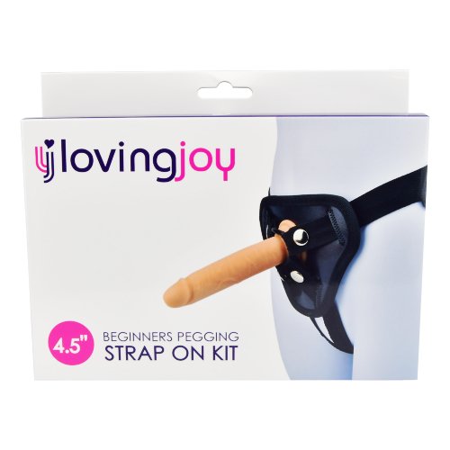 Loving Joy - Silicone Strap On Flesh  4,5 Inch - Length 18 CM - N11474