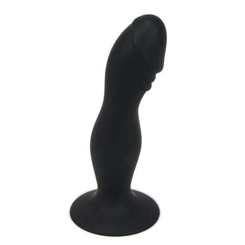 6 Inch Silicone Strap On Black - Length 15,5 CM - N11475