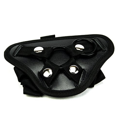 6 Inch Silicone Strap On Black - Length 15,5 CM - N11475