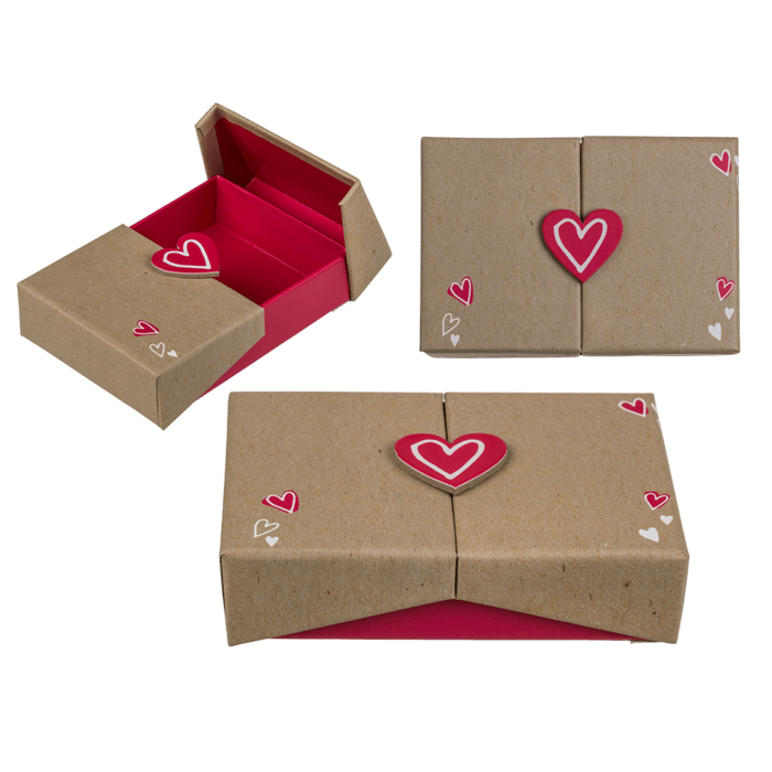 Kinky Pleasure - B009 - Jewelry Box With Heart Motif - 12x8cm