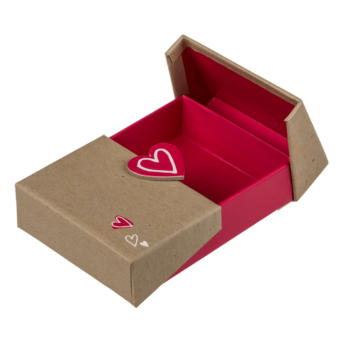 Kinky Pleasure - B009 - Jewelry Box With Heart Motif - 12x8cm