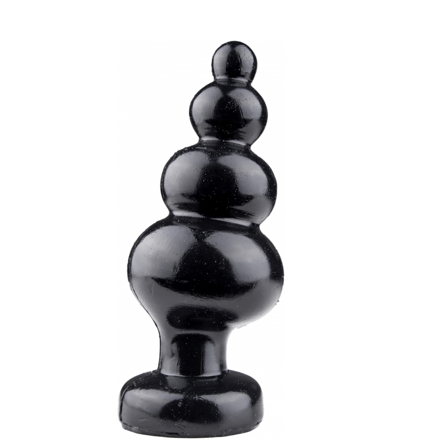 XXLTOYS - Rohan - XXL Plug - Insertable length 14 X 6 cm - Black - Made in Europe