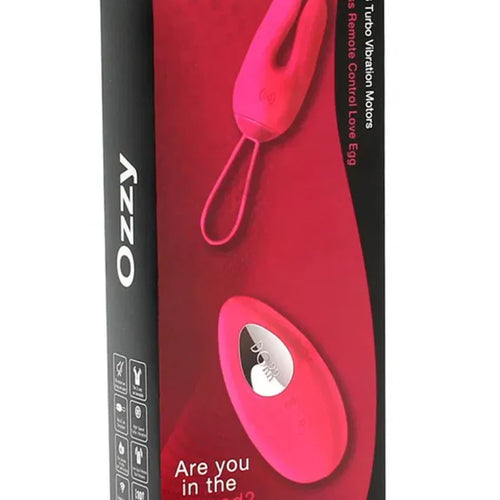 DORR - OZZY - Remote Control Vibrator – 3 Motors, 10 Vibration Patterns, Pink