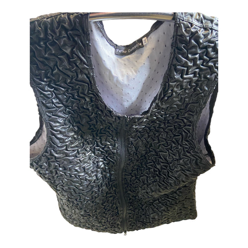 Peter Domenie Black Bubble Body Shirt – Size XXL