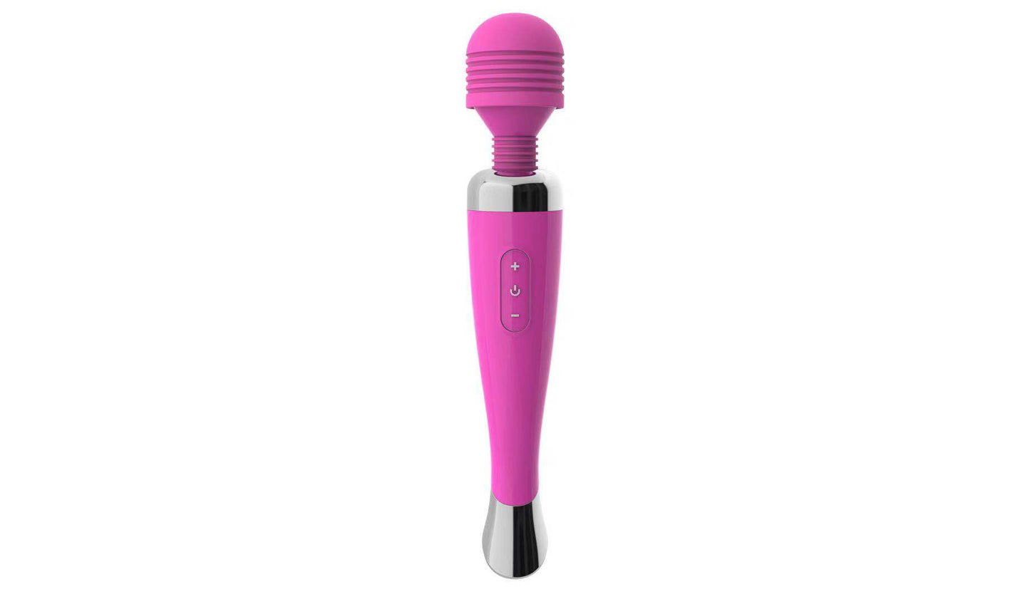 Power Escorts - BR124 - Body Wand Deluxe - Wand Vibrator - Rechargeable - 19 CM - Pink