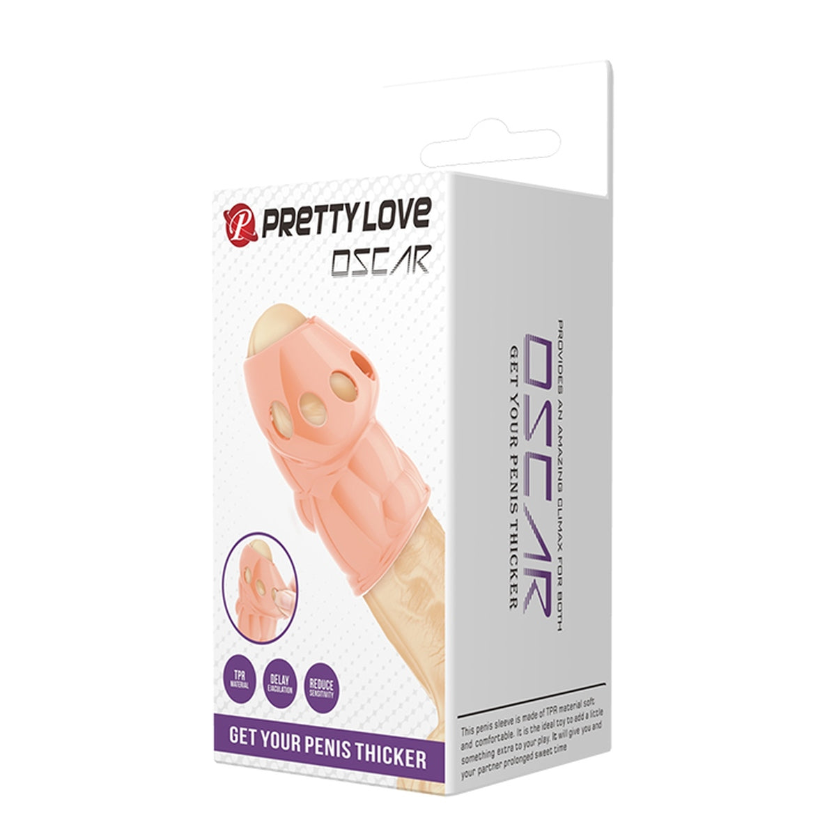 Pretty Love - Oscar - Penis Sleeve - Flesh Colour - BI-026247