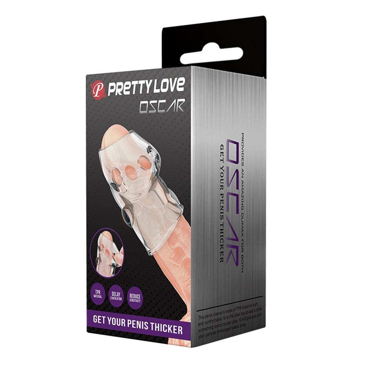 Pretty Love - Oscar - Penis Sleeve - Flesh Colour - BI-026247