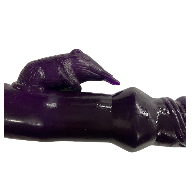 Naughty Puppy G Spot Vibrator - Purple - Double Motors - 16 CM - Strong Blister