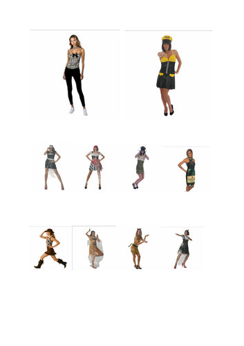 Kinky Role Play Female Mix Box 10 Model B - Various Sizes S / M / L - Total 30 Pcs IN Mix Box