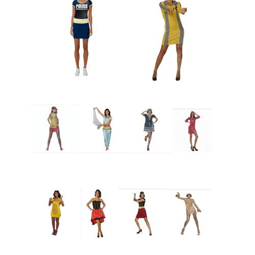 Kinky Role Play Female Mix Box 10 Model A - Various Size S / M / L - Total 30 Pcs IN Mix Box